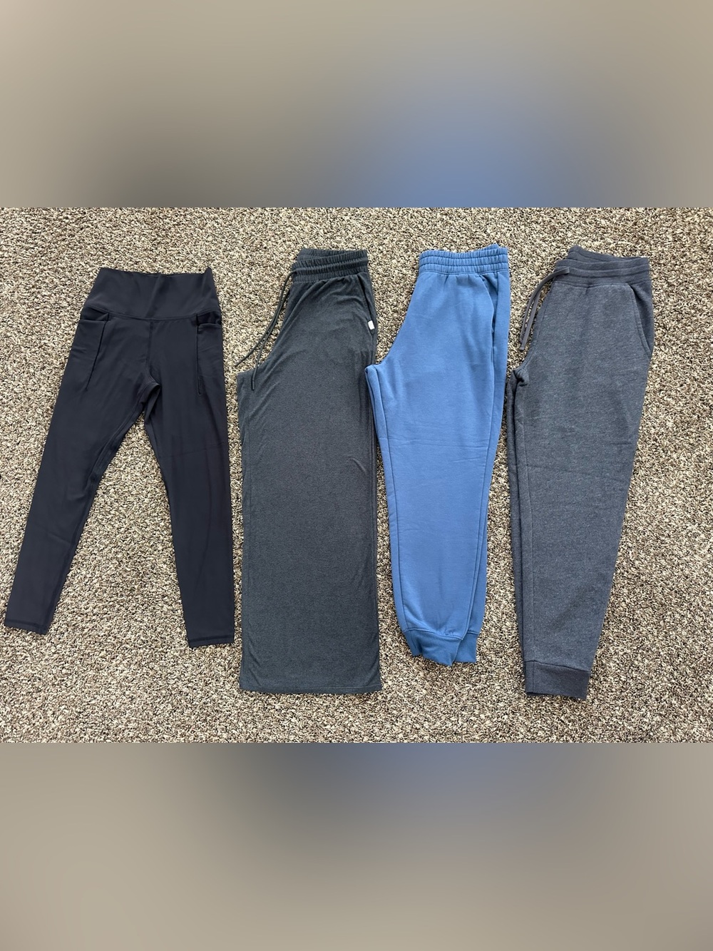 women's lounge and activewear pants - size medium (set of 4)